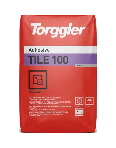 Zdjęcie: Klej do płytek ceramicznych Tile Adhesive 100 szary TORGGLER