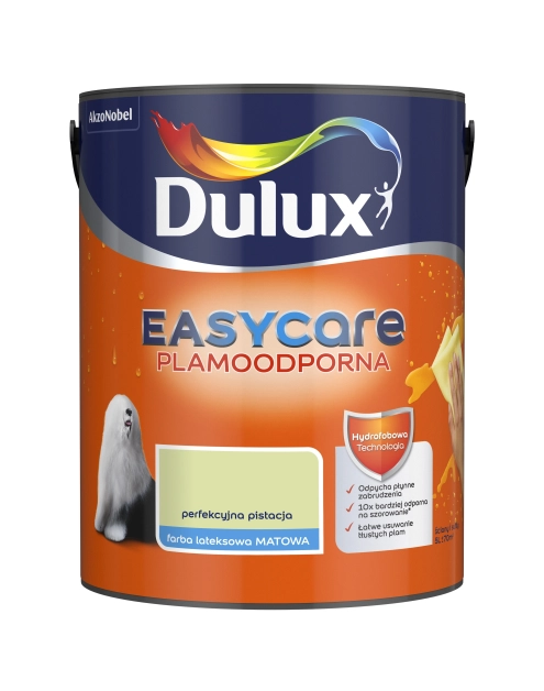 Zdjęcie: Farba do wnętrz EasyCare 5 L perfekcyjna pistacja DULUX