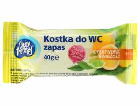 Kostka do WC 40 g cytrynowa świeżość CLEAN THERAPY