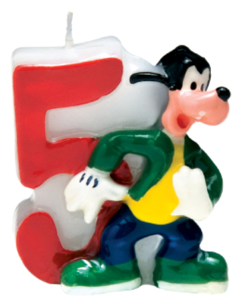 Zdjęcie: Świeczka 5 Mickey DISNEY