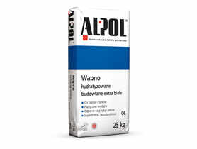 Wapno hydratyzowane budowlane Extra Białe 25 kg ALPOL