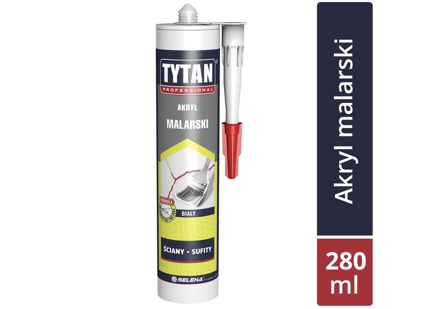 Zdjęcie: Akryl malarski biały 280 ml TYTAN PROFESSIONAL