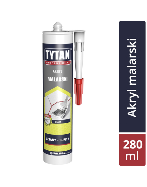 Zdjęcie: Akryl malarski biały 280 ml TYTAN PROFESSIONAL