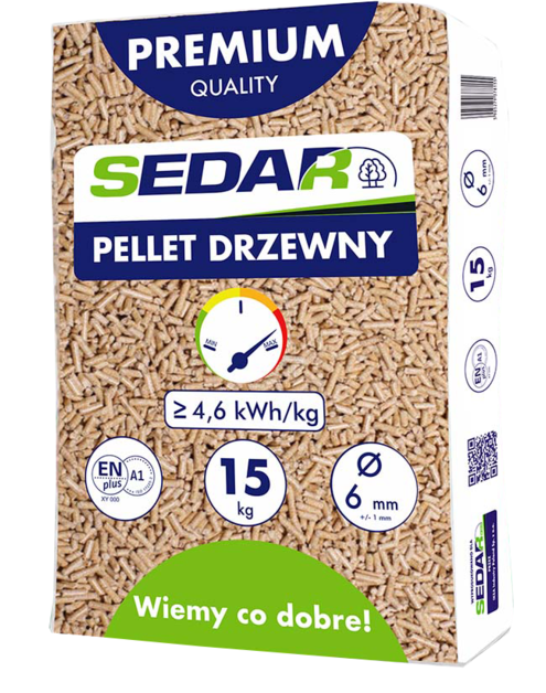 Zdjęcie: Pellet Premium Quality 15 kg SEDAR