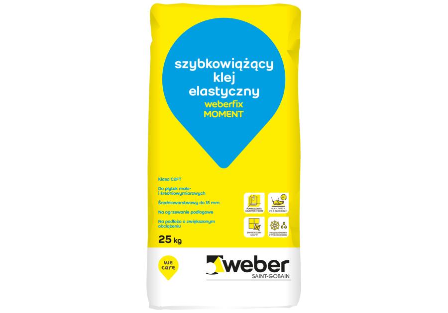 Zdjęcie: Klej szybkowiążący Moment 25 kg WEBER