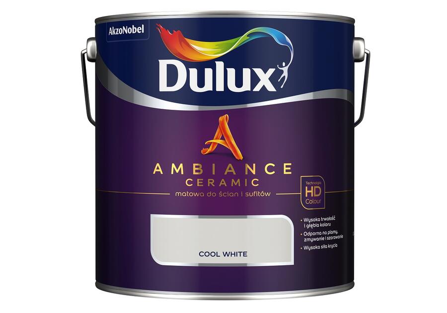 Zdjęcie: Farba ceramiczna Ambiance Cool White 2,5 L DULUX