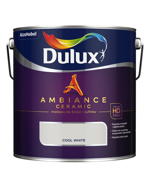 Zdjęcie: Farba ceramiczna Ambiance Cool White 2,5 L DULUX