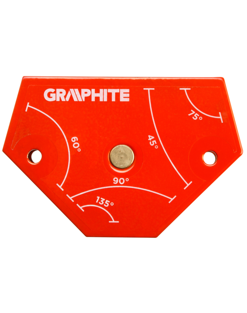Zdjęcie: Spawalniczy kątownik magnetyczny 64 x 95 x 14 mm, udźwig 11.4 kg GRAPHITE