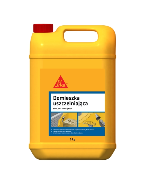 Zdjęcie: Wodouszczelniacz do betonu SikaCem Waterproof 5 kg SIKA