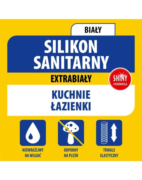 Zdjęcie: Silikon sanitarny extra biały 280 ml SOUDAL