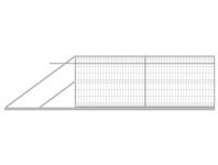 Zdjęcie: Brama przesuwna 3D 4x1,7 m ocynk lewa POLBRAM