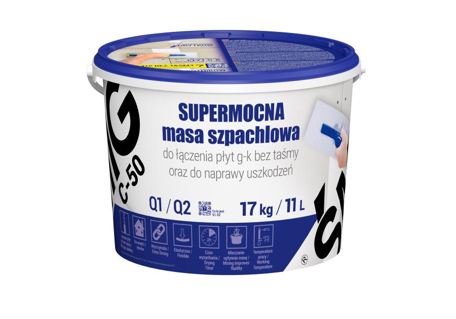 Zdjęcie: Masa szpachlowa supermocna C-50, 17 kg ŚMIG