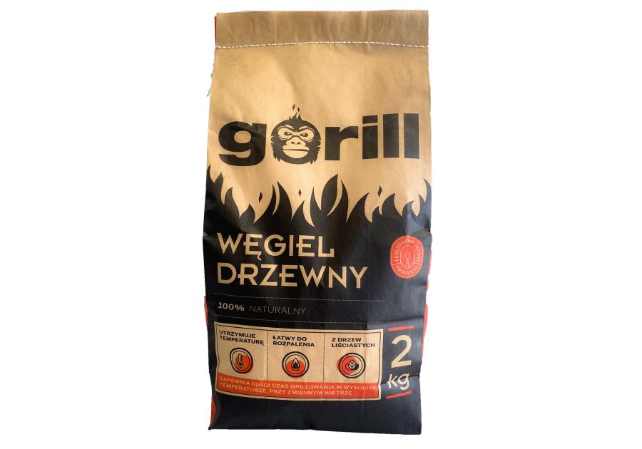 Zdjęcie: Węgiel drzewny 2 kg GORILL