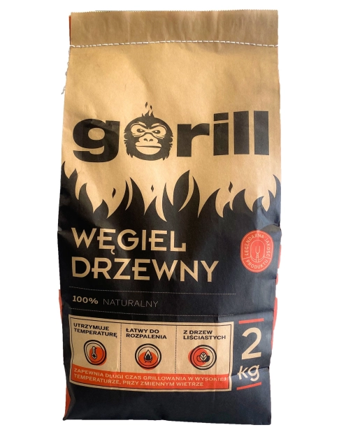 Zdjęcie: Węgiel drzewny 2 kg GORILL