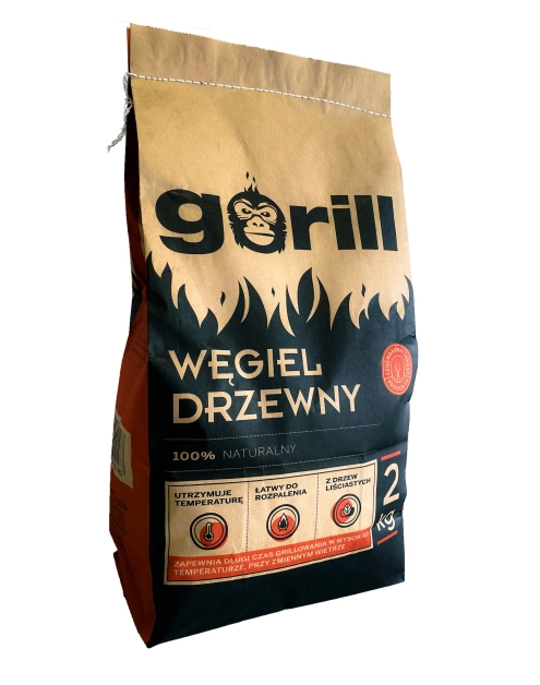 Zdjęcie: Węgiel drzewny 2 kg GORILL