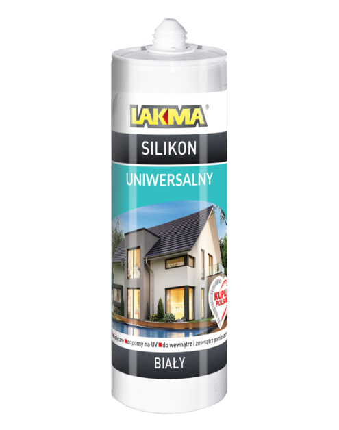 Zdjęcie: Silikon uniwersalny 150 ml biały LAKMA