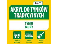 Zdjęcie: Akryl do tynków tradycyjnych 280 ml biały SOUDAL