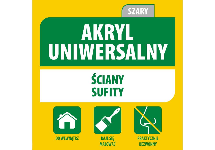 Zdjęcie: Akryl uniwersalny 280 ml szary SOUDAL