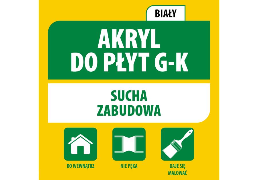 Zdjęcie: Akryl do płyt G-K 280 ml biały SOUDAL