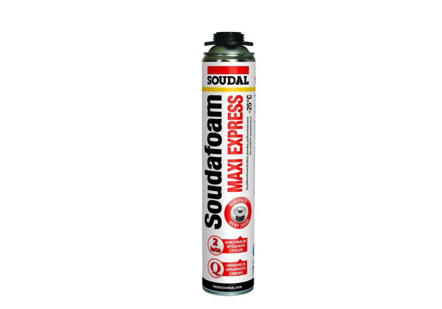 Zdjęcie: Pianka pistoletowa Soudafoam Maxi Express Gun -25 C - 870 ml SOUDAL