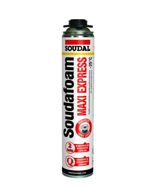 Zdjęcie: Pianka pistoletowa Soudafoam Maxi Express Gun -25 C - 870 ml SOUDAL