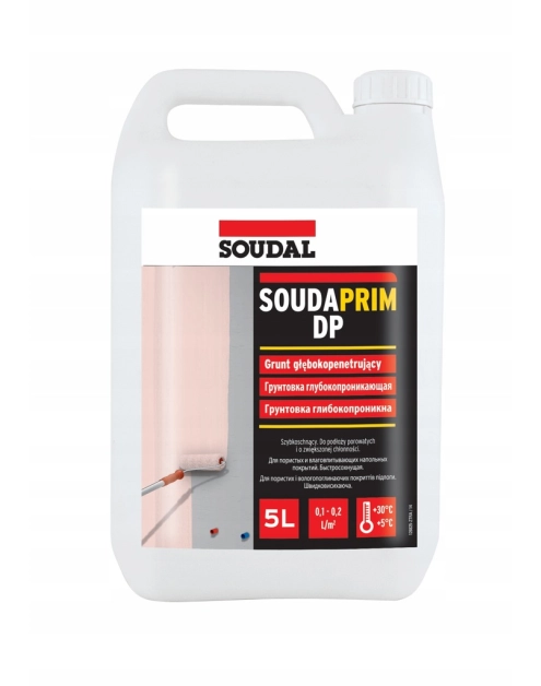 Zdjęcie: Grunt głębokopenetrujący Soudaprim DP 5 L SOUDAL