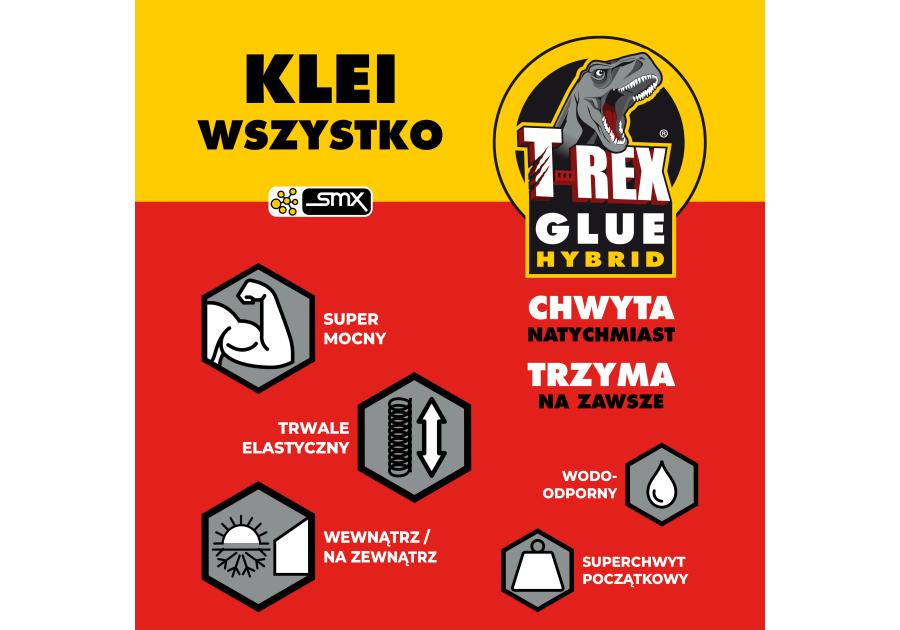 Zdjęcie: Klej hybrydowy T-Rex 25 ml biały SOUDAL