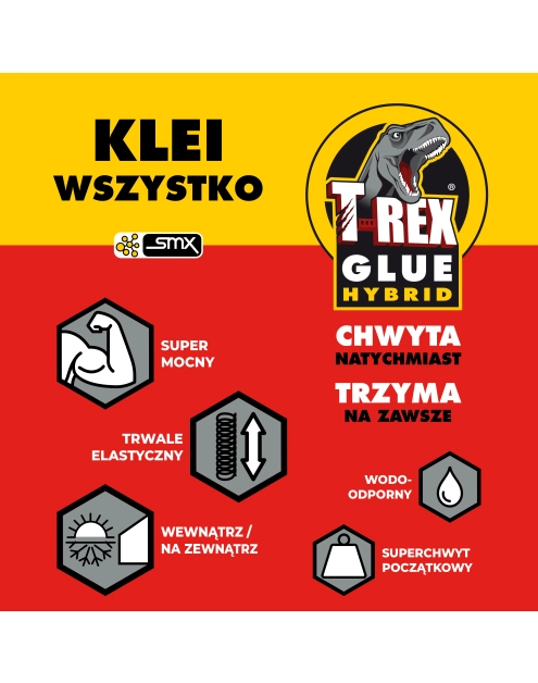 Zdjęcie: Klej hybrydowy T-Rex 25 ml biały SOUDAL