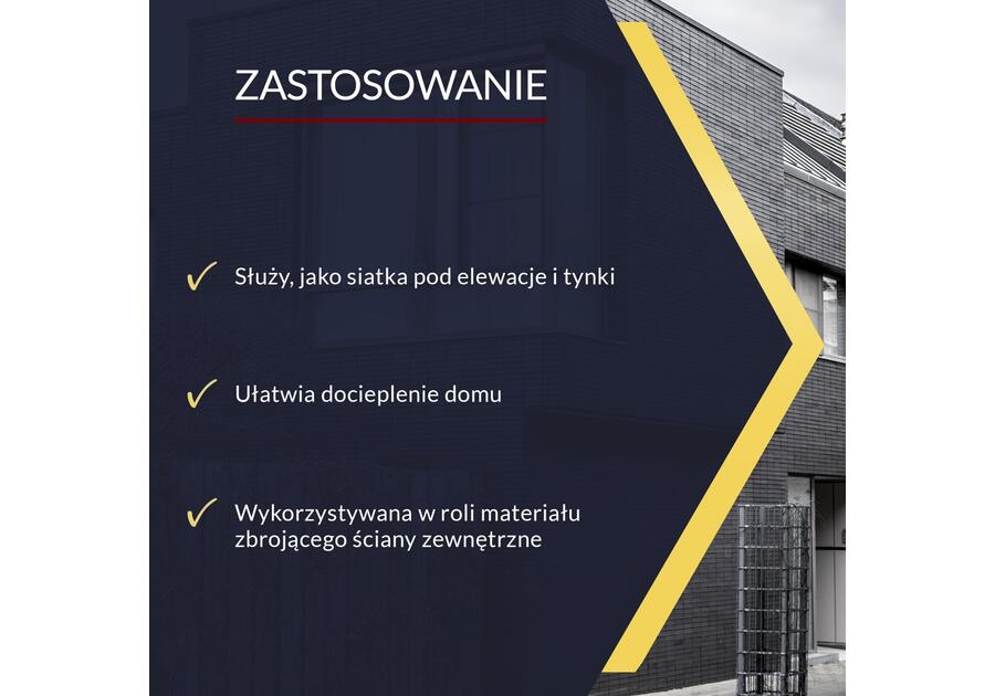 Zdjęcie: Siatka podtynkowa 165g/m2 żółta PRO 165 50 m2 TYTAN PROFESSIONAL