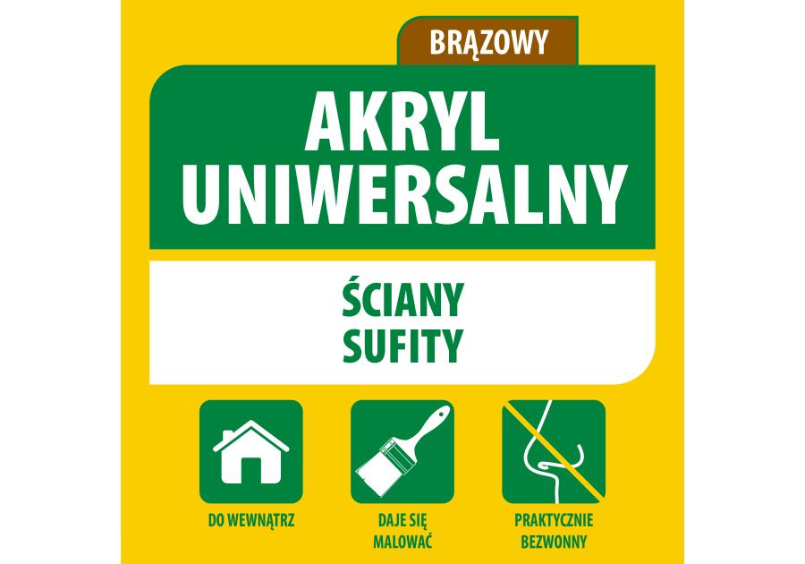 Zdjęcie: Akryl uniwersalny 280 ml brązowy SOUDAL