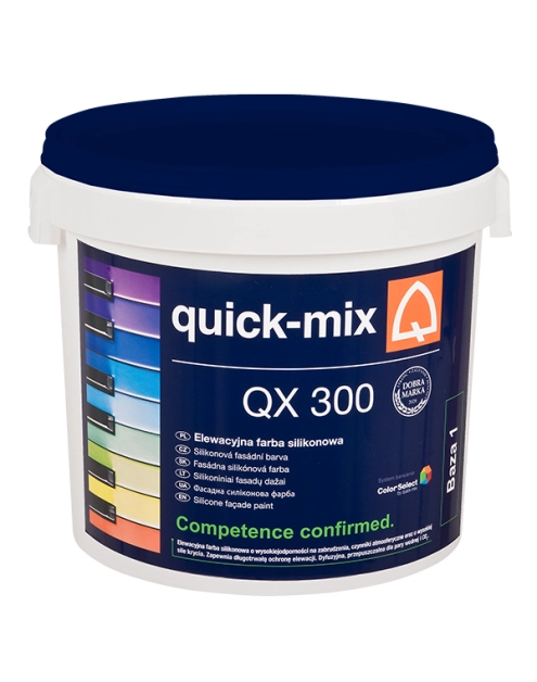 Zdjęcie: Farba elewacyjna silikonowa QX300 - 15 L QUICK-MIX