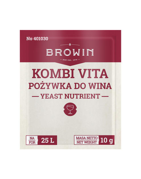 Zdjęcie: Pożywka do wina Kombi Vita 10 g BROWIN