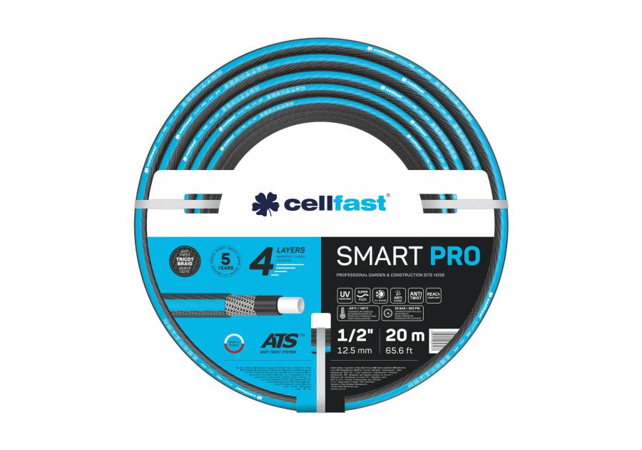 Zdjęcie: Wąż ogrodowy Smart Pro ATS 1/2" 20 m CELLFAST