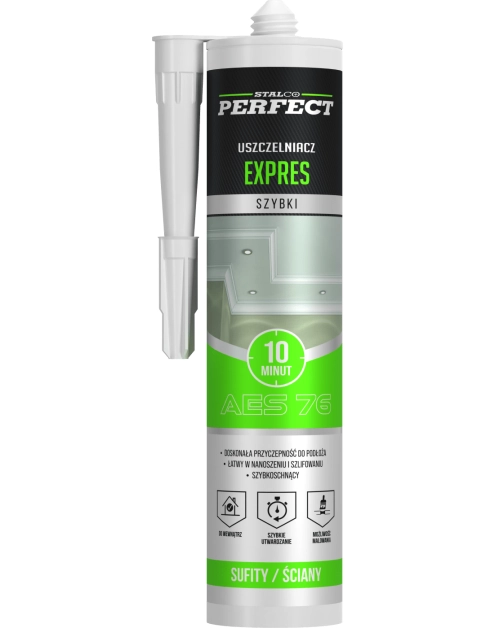 Zdjęcie: Uszczelniacz express szybki aes 76 280 ml Perfect STALCO