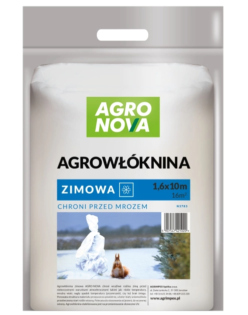 Zdjęcie: Agrowłóknina osłaniająca zimowa biała 1,6 x 10 m AGRO-NOVA