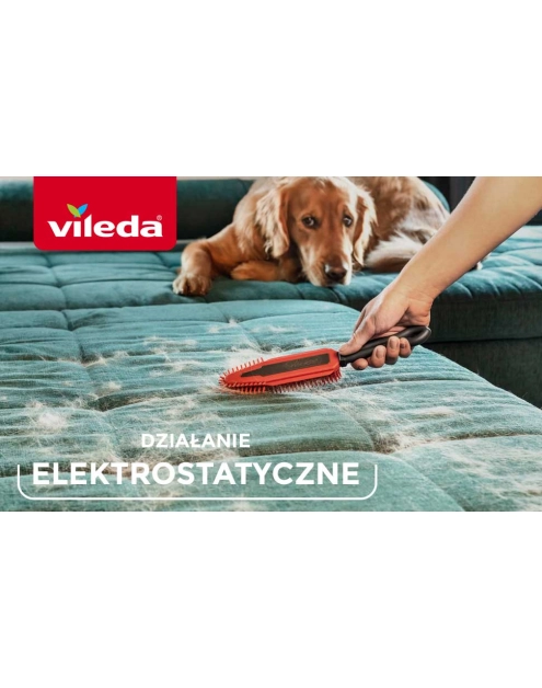 Zdjęcie: Szczotka elektrostatyczna do sierści i włosów Pet Pro VILEDA