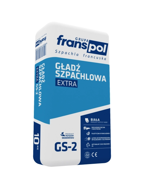 Zdjęcie: Gładź szpachlowa Extra GS 2 - 10 kg FRANS-POL