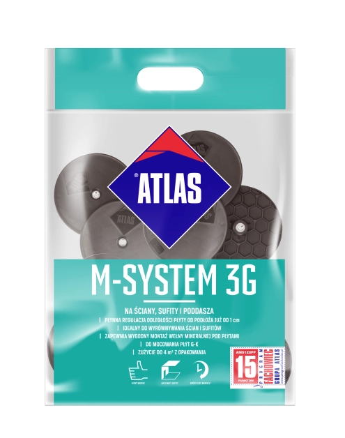 Zdjęcie: Łączniki do mocowania płyt M-System KT 6,5 L 250 BX ATLAS