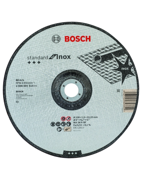 Zdjęcie: Tarcza do cięcia metalu 230x1,9 mm BOSCH