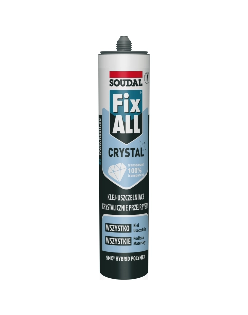 Zdjęcie: Uszczelniacz hybrydowy Fixall crystal 290 ml SOUDAL