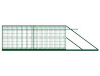 Zdjęcie: Brama przesuwna 3D 4x1,2 m ocynk+ral 6005 lewa POLBRAM