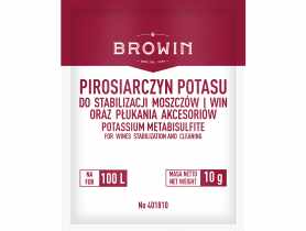 Pirosiarczyn potasu 10 g BROWIN