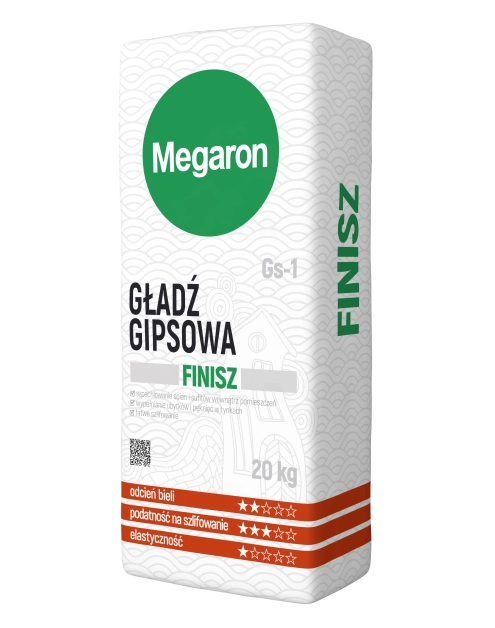 Zdjęcie: Gładź gipsowa Gs-1, 20 kg MEGARON