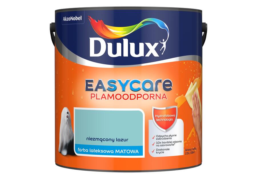 Zdjęcie: Farba do wnętrz EasyCare 2,5 L niezmącony lazur DULUX