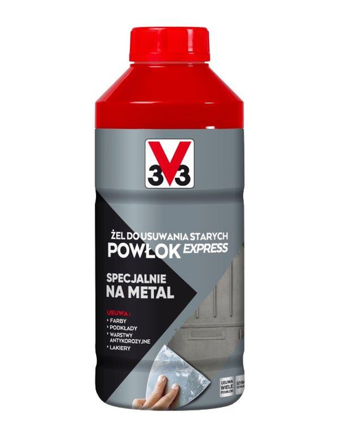 Zdjęcie: Żel do usuwania starych powłok z powierzchni metaloych Express 1 L V33