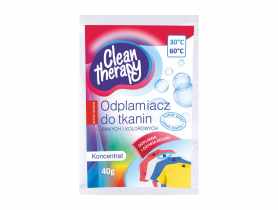 Odplamiacz do tkanin białych i kolorowych 40 g CLEAN THERAPY