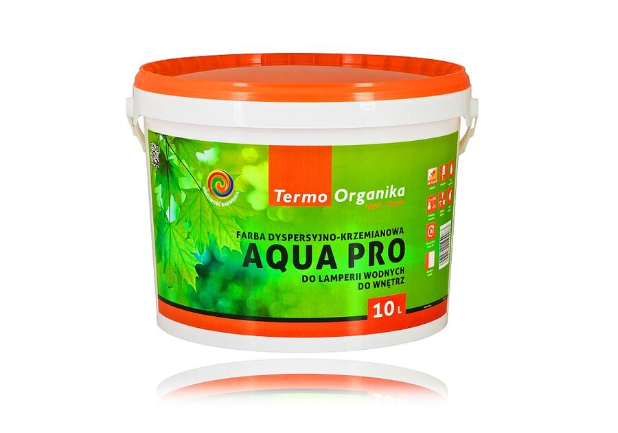 Zdjęcie: Farba dyspersyjno-krzemianowa Aqua Pro 10 L TERMO ORGANIKA