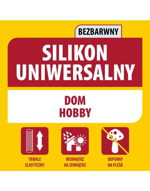 Zdjęcie: Silikon uniwersalny 280 ml bezbarwny SOUDAL