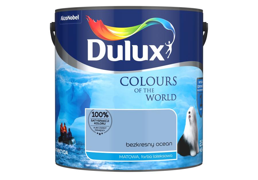 Zdjęcie: Farba do wnętrz Kolory Świata 2,5 L bezkresny ocean DULUX