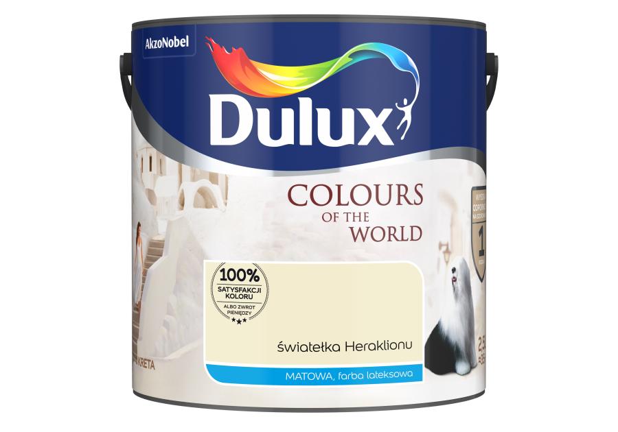 Zdjęcie: Farba do wnętrz Kolory Świata 2,5 L światełka heraklionu DULUX